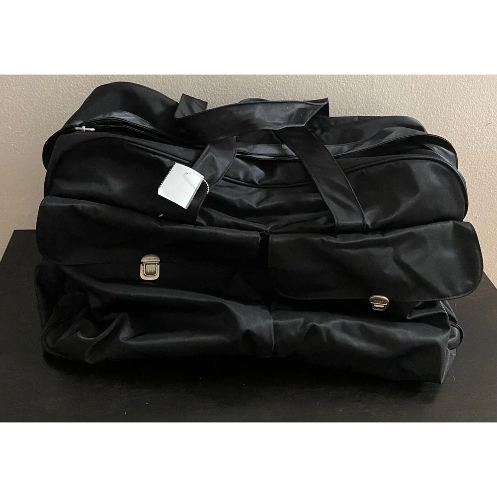 DKNY X-Large Black Duffle Bag Travel‎ Business Gym